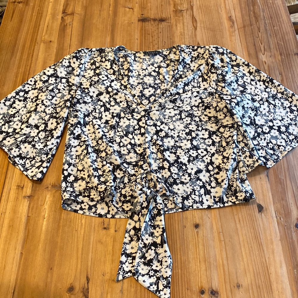 1 State floral blouse